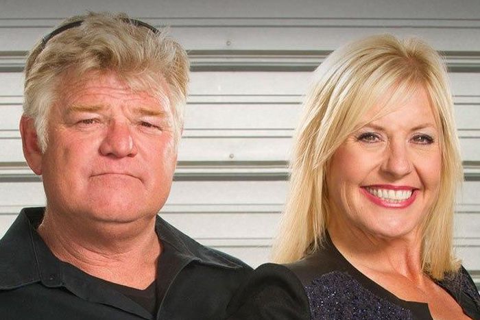 Auctioneer of Storage Wars, Dan and wife, Laura.