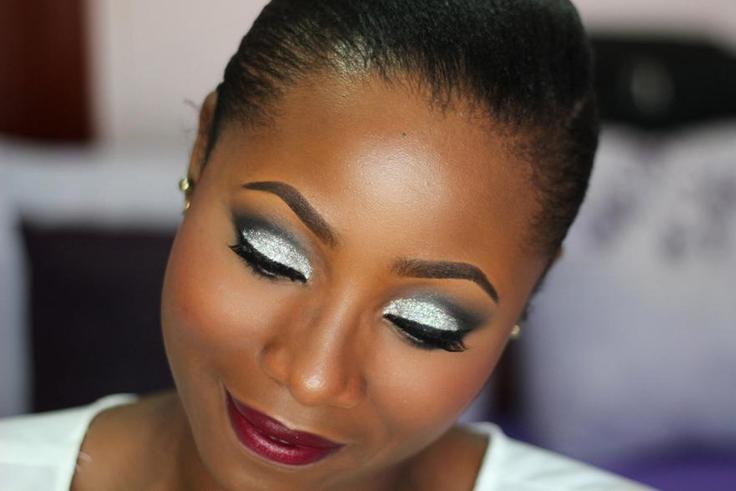 The Silver Smokey eye look is sultry and uber glam