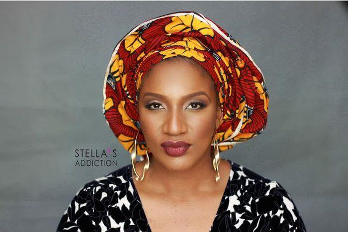 Ankara inspired makeup