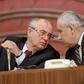 The last chairman of the Supreme Soviet Anatoly Lukyanov (R), pictured 2000 with President of the USSR Mikhail Gorbachev, has died at the age of 88