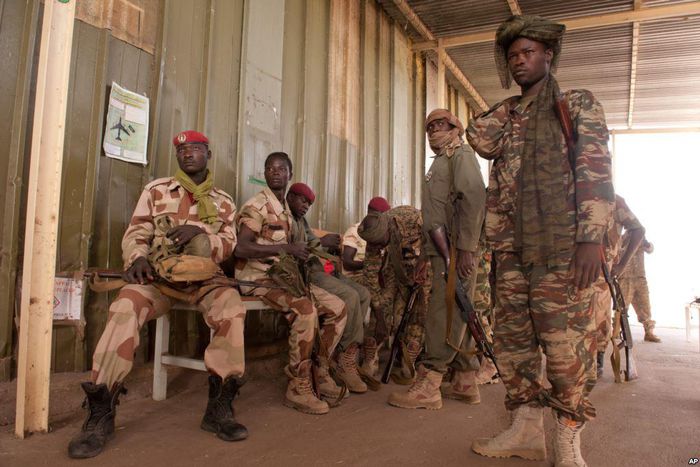 Chadian soldiers