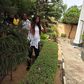 Lilian Esoro on the set of 'Lost Trust.'