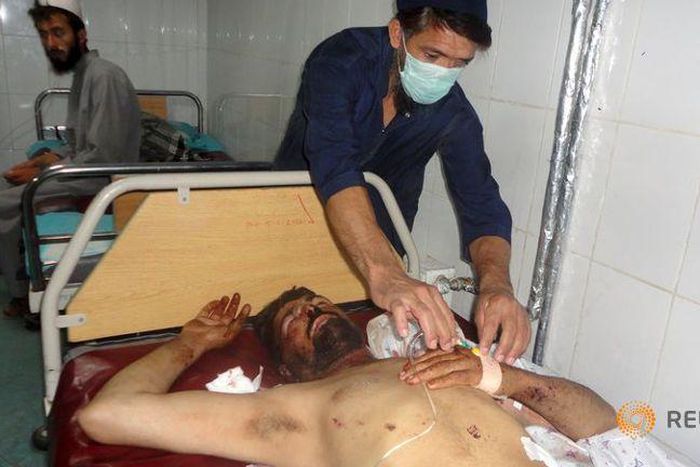 Car bomb kills 33 in Afghanistan near U.S. base