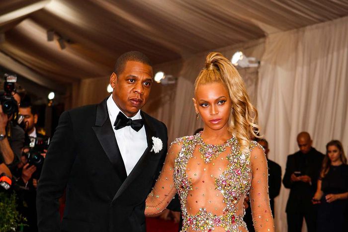 Jay Z and Beyonce in Givenchy at the 2015 MET Gala