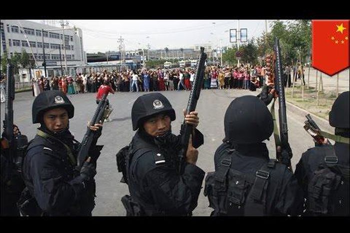 China says police shoot dead three Xinjiang "terrorists"