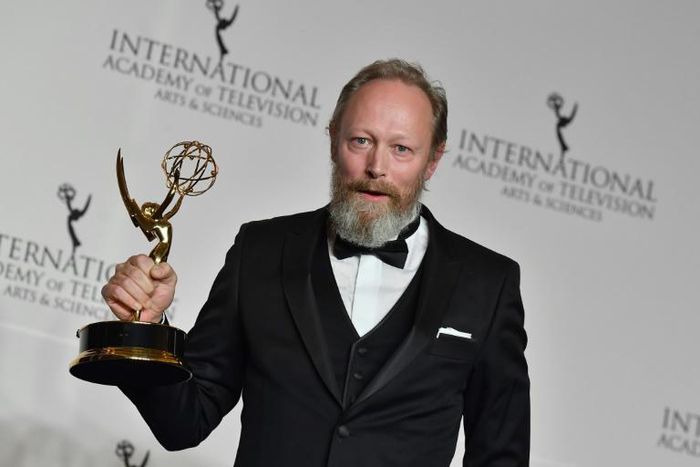 Danish actor Lars Mikkelsen received an International Emmy Award for his role as a priest and father of two sons in the hit new series 'Ride Upon the Storm'