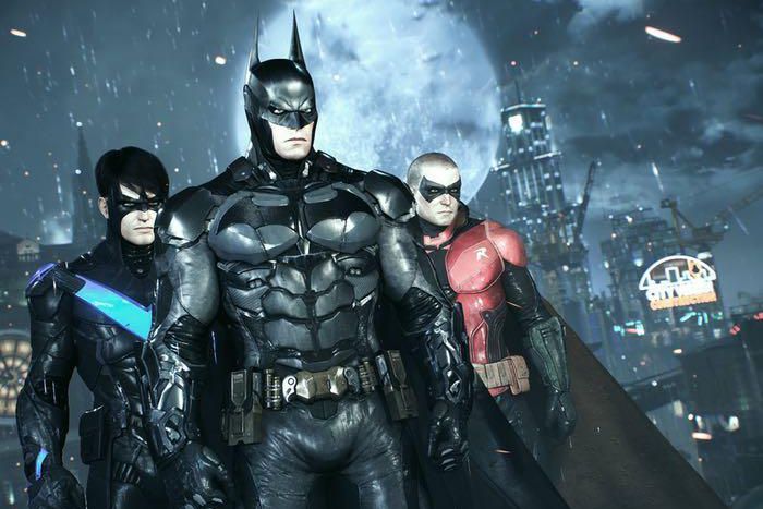 Batman and two other DLC characters that will be available in the game.