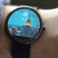 Android wear smartwatch.