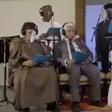 Past Nigerian leaders singing a hymn