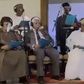 Past Nigerian leaders singing a hymn