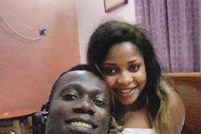 Duncan Mighty with fiancee