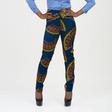 High waisted pant detailed ankara look