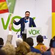 Spain's far-right party Vox, formed in late 2013 and led by former Popular Party member Santiago Abascal (pictured November 2018), says it would vote in favour of a conservative government in Andalusia