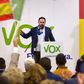 Spain's far-right party Vox, formed in late 2013 and led by former Popular Party member Santiago Abascal (pictured November 2018), says it would vote in favour of a conservative government in Andalusia
