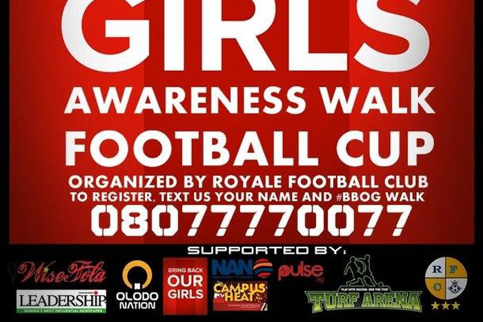 Bring Back Our Girls Awareness walk campaign