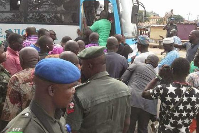 Ekiti State Governor, Ayo Fayose supervises relocation of Hausa residents following unrest