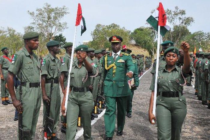 Pulling Out parade at the ceremony held on Friday, May 22 in Kaduna