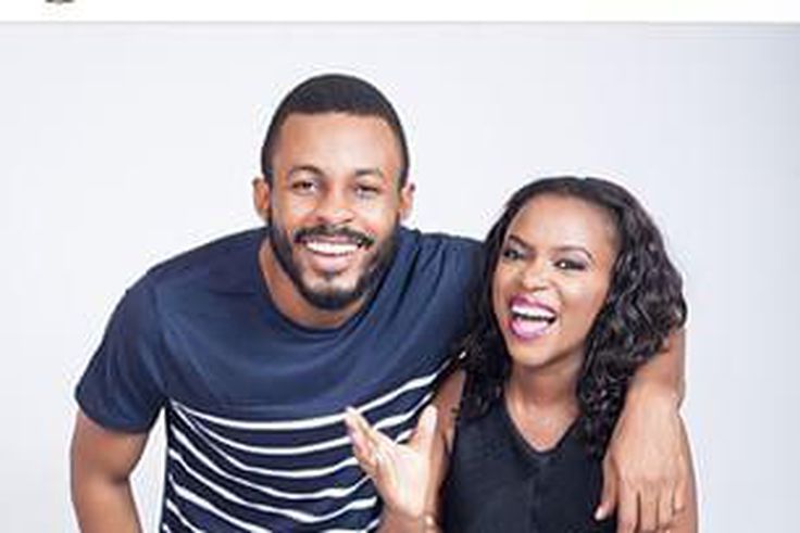 Pre wedding photo of Paul Ukonu and his fiancee, Ijeoma Mang