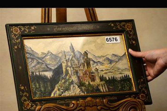 A drawing by Adolph Hitler