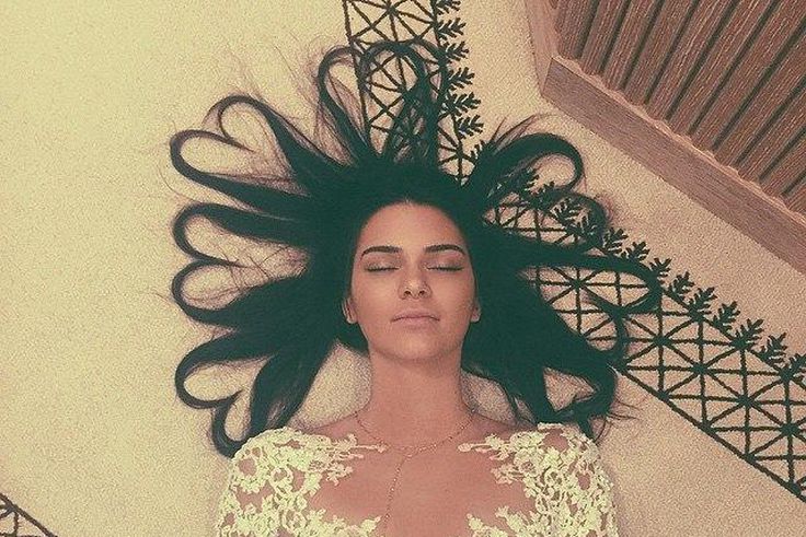 Kendall Jenner's Instagram photo of her hair in hearts shape is the most liked Instagram photo of all time