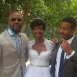 The happy couple with Bobby Ogbodu