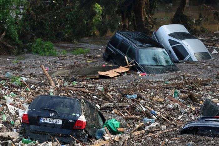 Aftermath of the Tbilisi flood.
