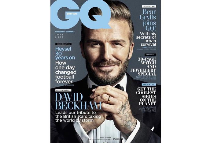David Beckham for UK GQ magazine