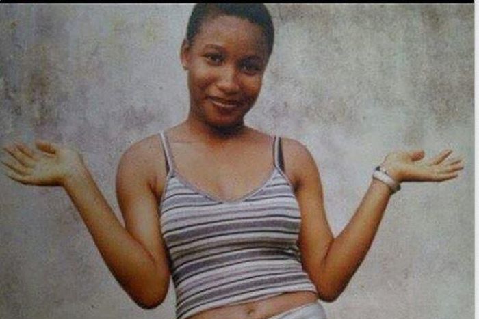 Tonto Dikeh as a teenager