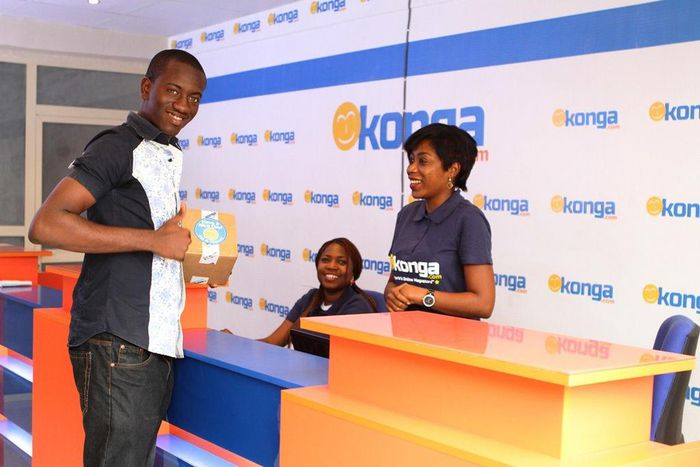 Konga Customer at a service centre