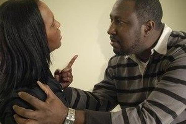 Couple arguing