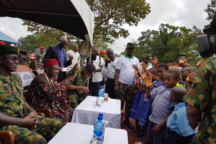 Chief of Army Staff, Lieutenant-General Tukur Buratai in Ebonyi state to launch a free medical outreach as part of the ongoing Operation Python Dance II