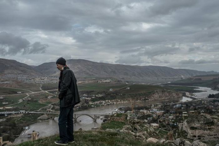 Ridvan Ayhan opposes the flooding of his town Hasankeyf, in southeast Turkey, as part of the Ilisu hydroelectric dam project