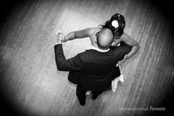 Couple's first dance