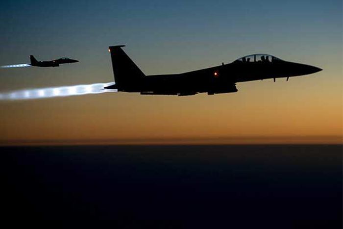 U.S.-led coalition targets Islamic State in nine air strikes in Syria, Iraq
