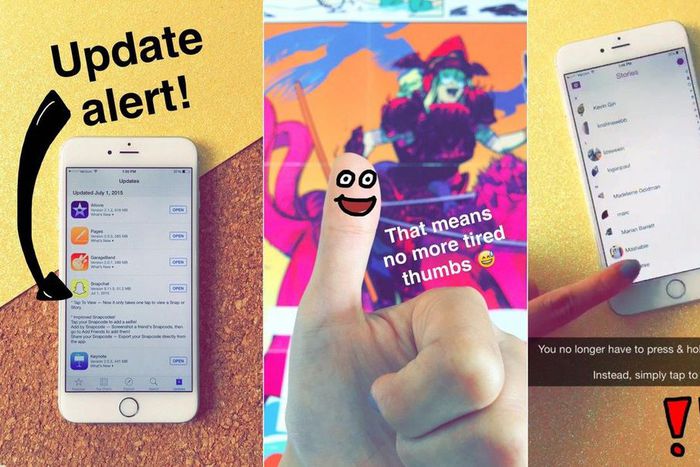 How the new Snapchat update works on iOS