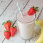 Banana and Strawberry smoothie