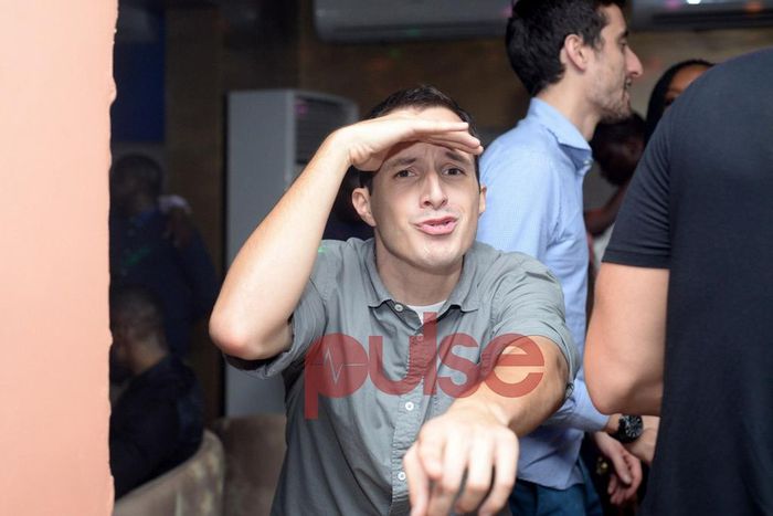 Falz Thebahdguy parties with friends and fans