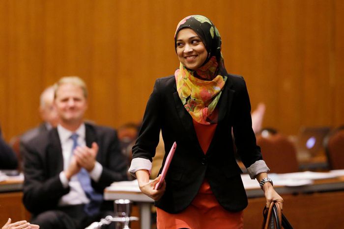 Sadia Saifuddin, a student of the University of California Board nominated as a regent scholar UC Berkeley