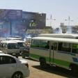 Tear gas fumes erupt during a protest in the Sudanese capital Khartoum's twin city of Omdurman