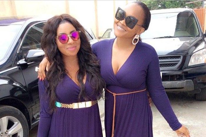 Mide Funmi-Martins and Mercy Aigbe step out in matching maxi dresses