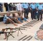 A cache of ammunitions recovered form armed robbers (Illustration). 