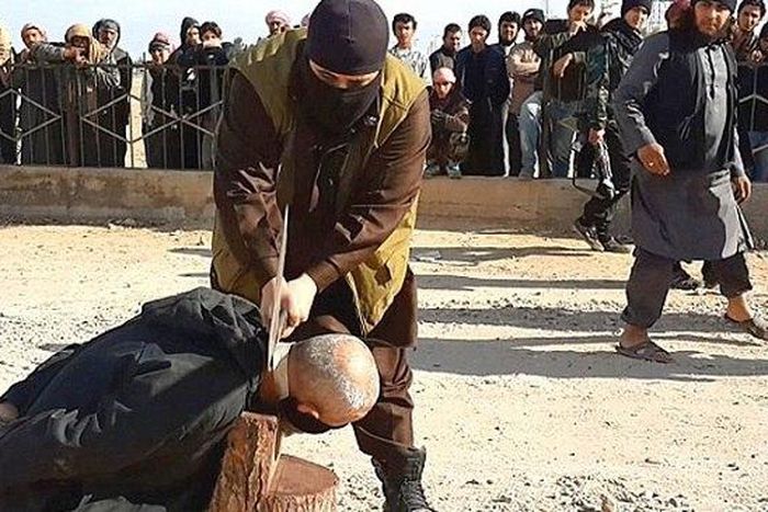 An Indian was beheaded for robbing and murdering his boss.