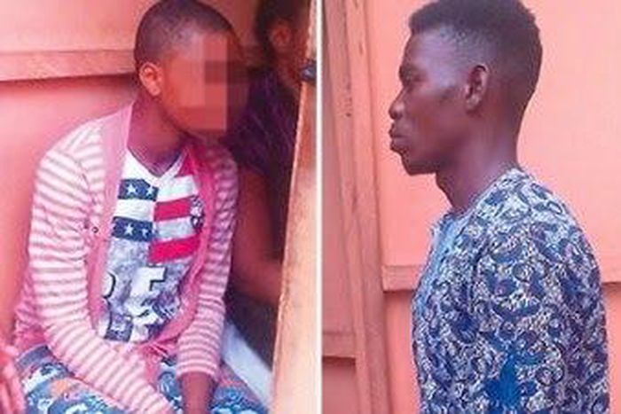 L-R: The victim, Jane and the rapist, Emmanuel