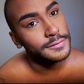 Guy wears makeup