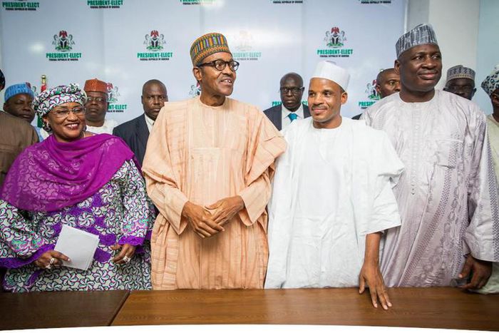 President elect, Muhammadu Buhari meets with APC delegation from Taraba State on Wednesday, May 6, 2015.