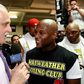 Al Bernstein talking to Floyd Mayweather Jr. before a bout
