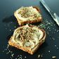 Seedy hummus toast