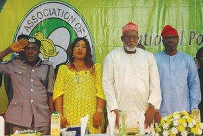 From left: Representative of Comptroller-General, Nigeria Customs Service, Assistant Comptroller Binga Panunga; Treasurer, Poultry Association of Nigeria, PAN Imo State branch, Mrs Ijeoma Nwachuckwu; Chairman of the occasion, Alhaji Muhammad Adam and P...