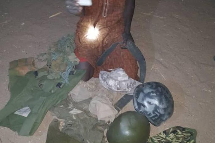 Suspected terrrorist, Babagana Abubakar, aka Alagarno [Facebook/HQ Nigerian Army]