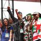 Nollywood actors at Goodluck's  campaign flag-off